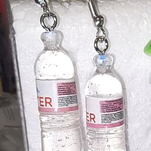 Clear Water Bottle Keychain